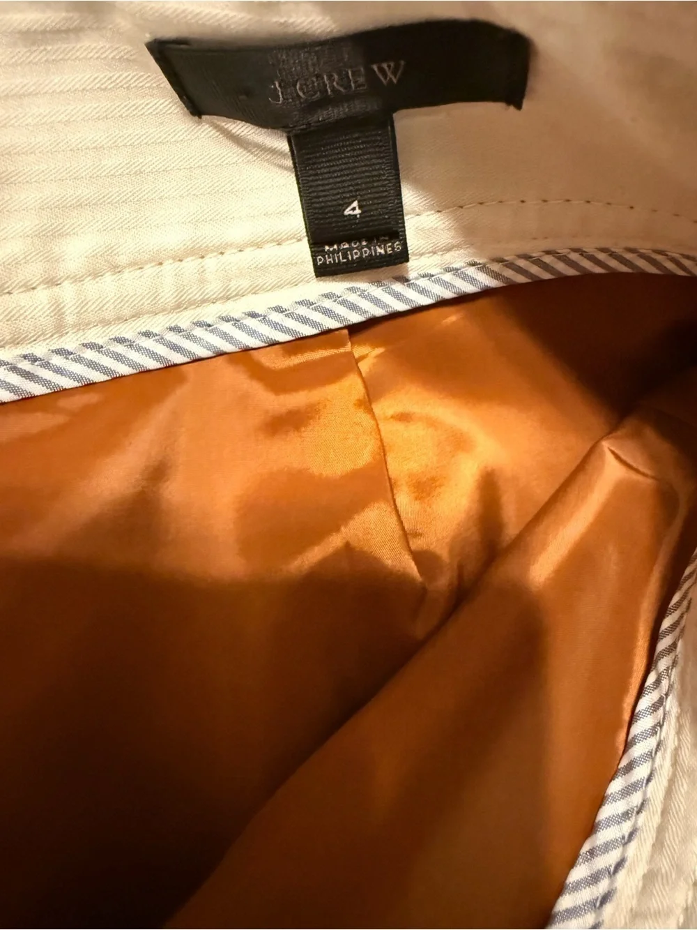 J. Crew Brown Corduroy Mini Skirt